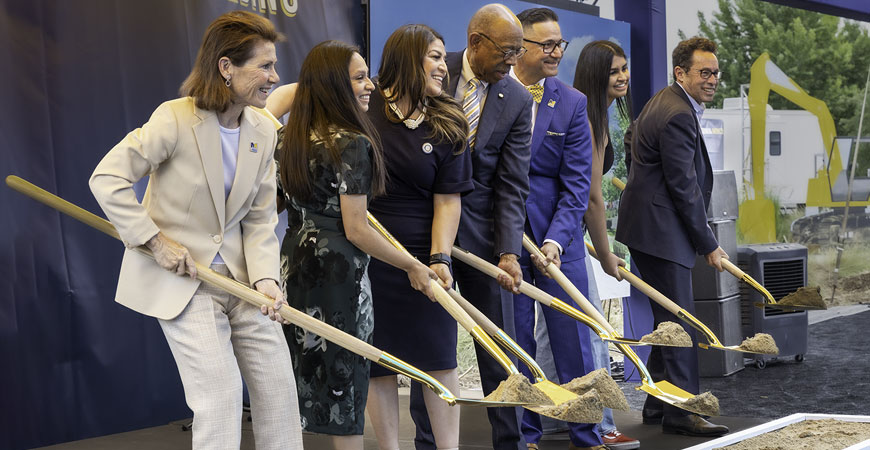 Ceremonial groundbreaking for UC Merced Medical Education Building